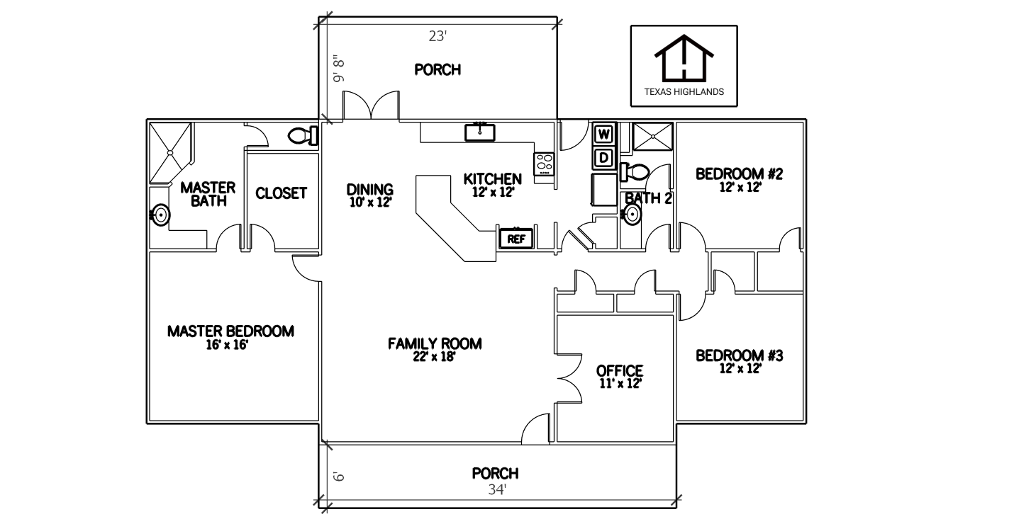 Modern custom home builder floor plans in Boerne Texas