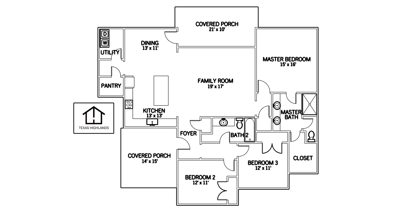 Modern custom home builder floor plans in Boerne Texas