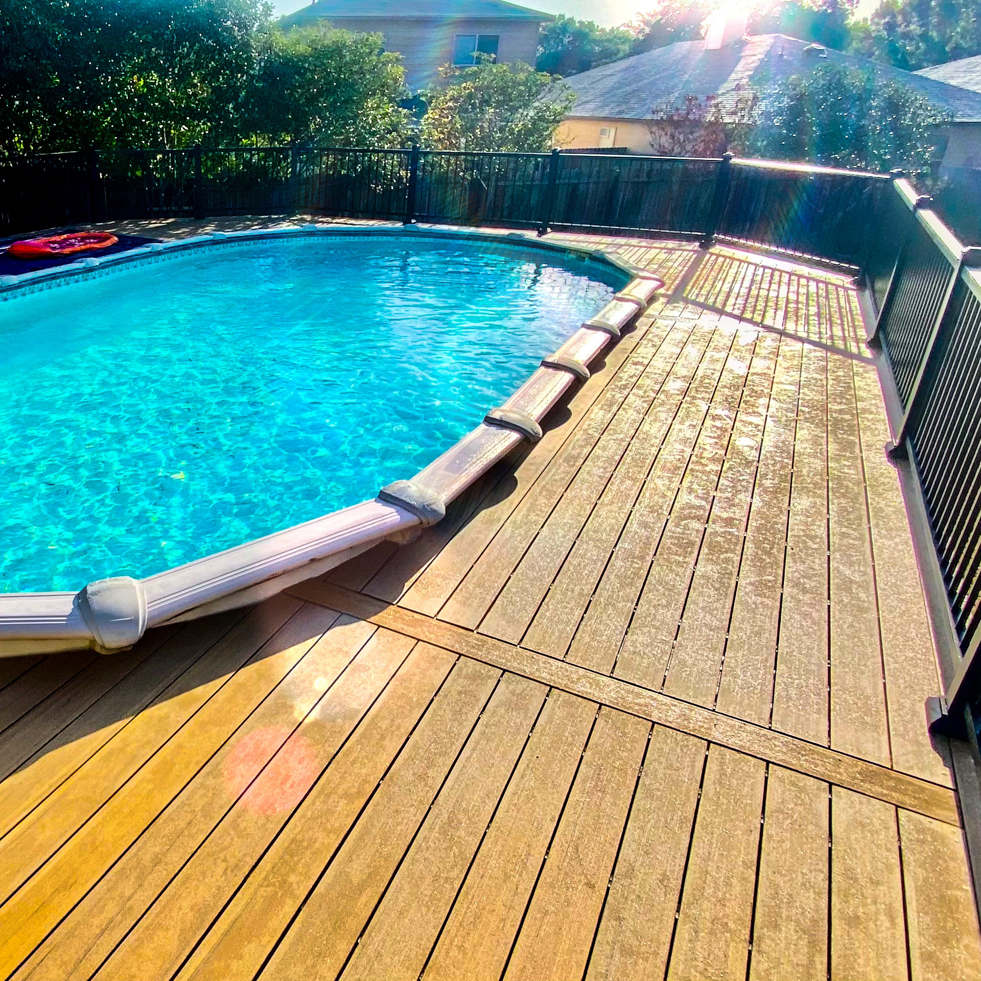 pool deck build by Texas Highlands Custom Homes & Remodel in Boerne, TX.