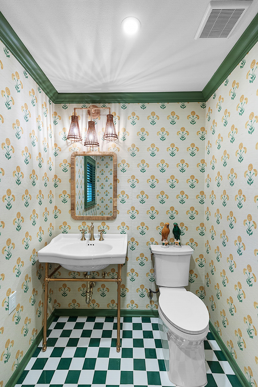 guest bathroom in a San Antonio custom home