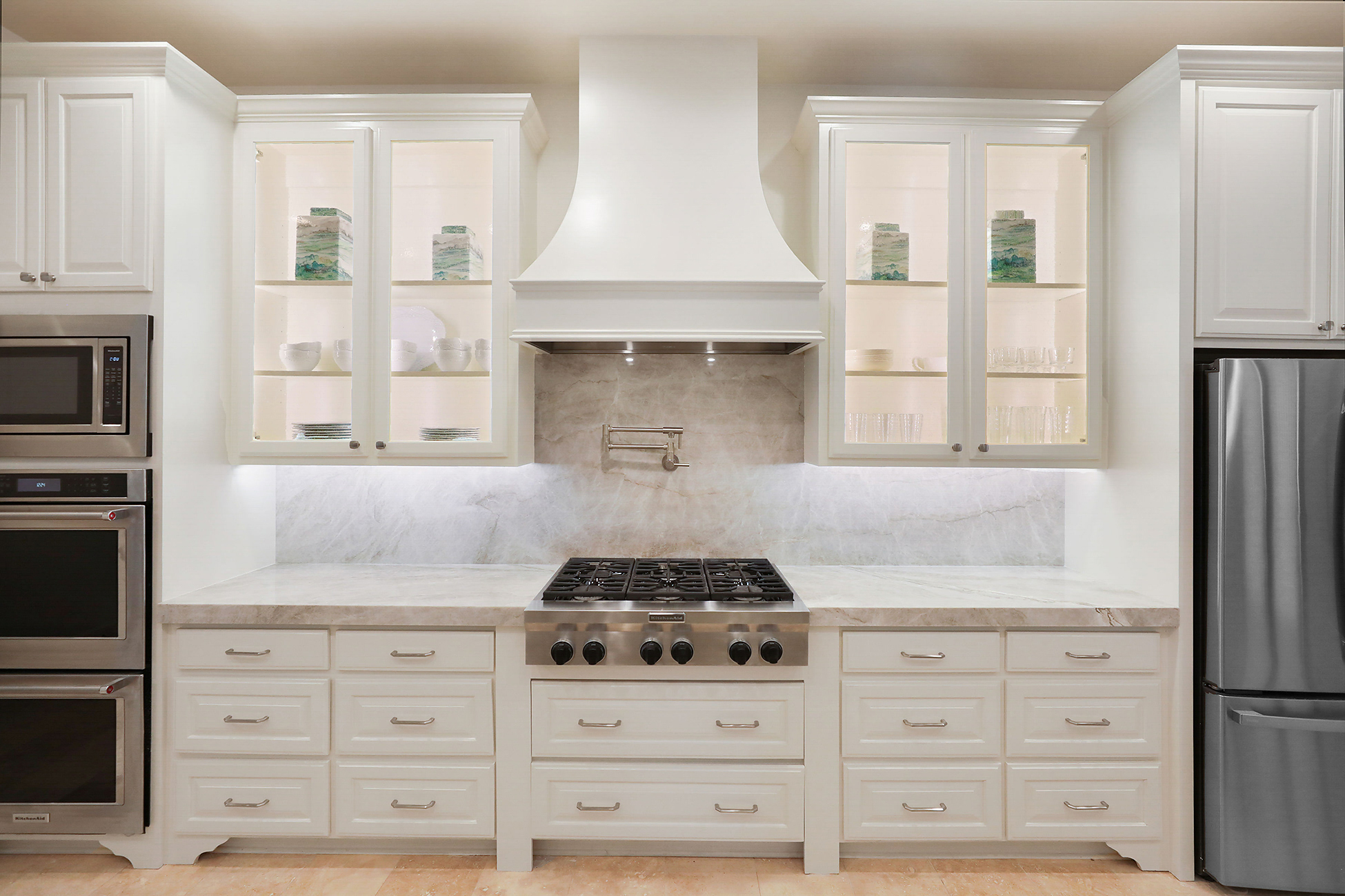 custom cabinetry in a completed custom home
