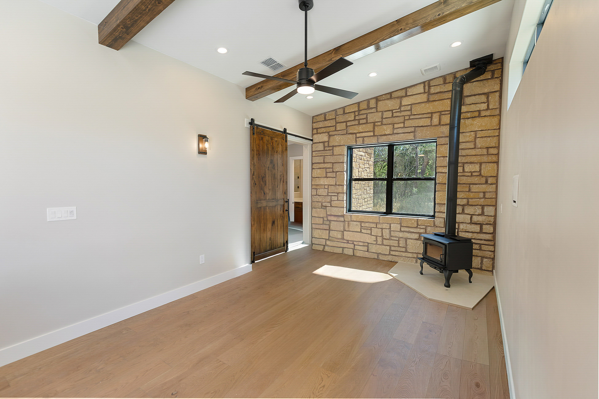 Nearly completed custom home in New Braunfels, TX